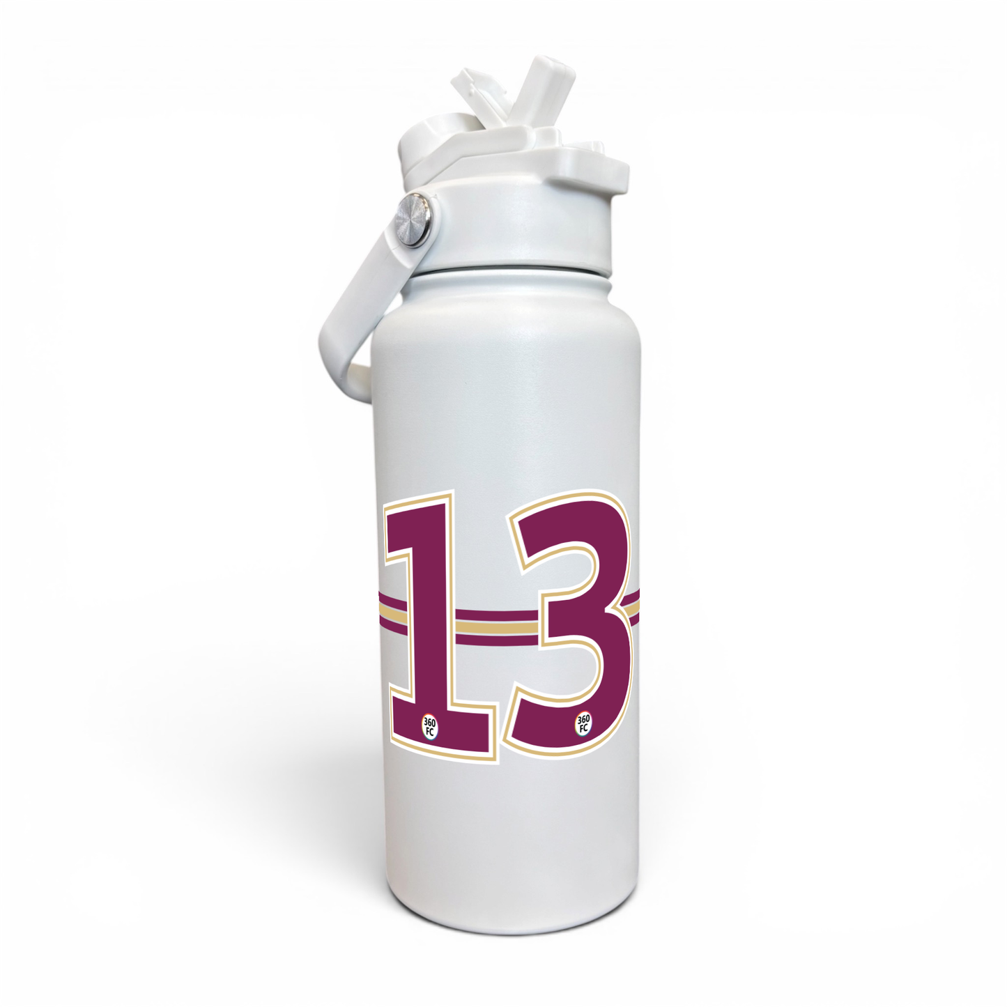 Manly Numbers Stainless Steel Bottle