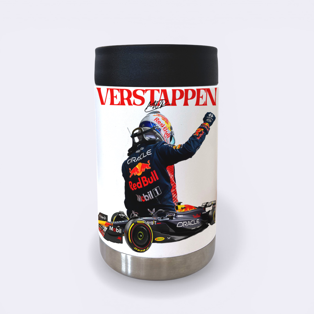 Max Verstappen - Full Colour Stainless Steel Can Cooler