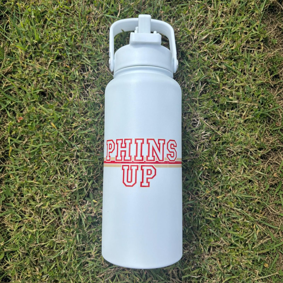 Phins Up Stainless Steel 1 Litre Bottle