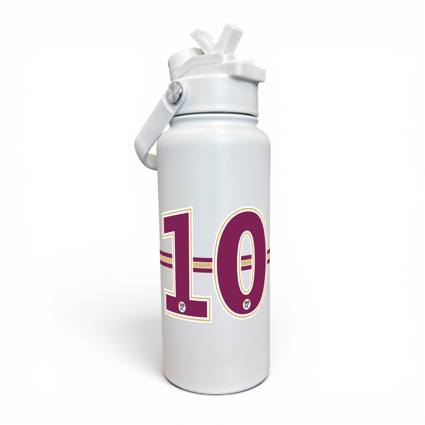 Manly Numbers Stainless Steel Bottle