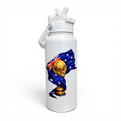 Premium 1 Litre Stainless Sipper Bottle - Matthew Ryan