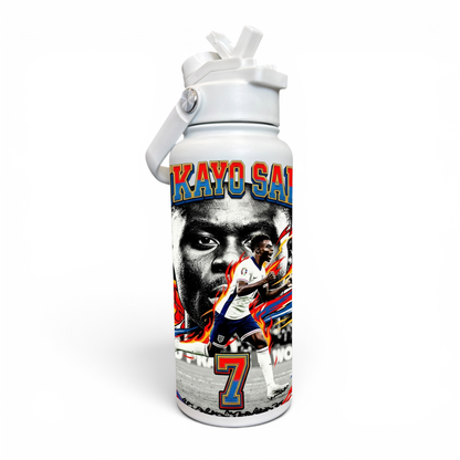 Premium 1 Litre Stainless Sipper Bottle - Bukayo Saka