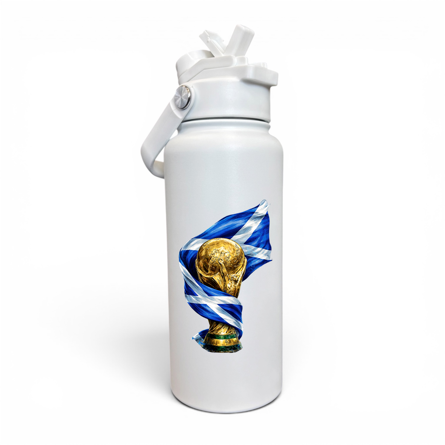 Premium 1 Litre Stainless Sipper Bottle - Scotland