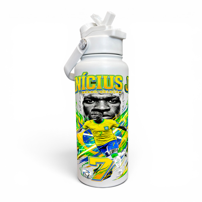 Premium 1 Litre Stainless Sipper Bottle - Vini Jr