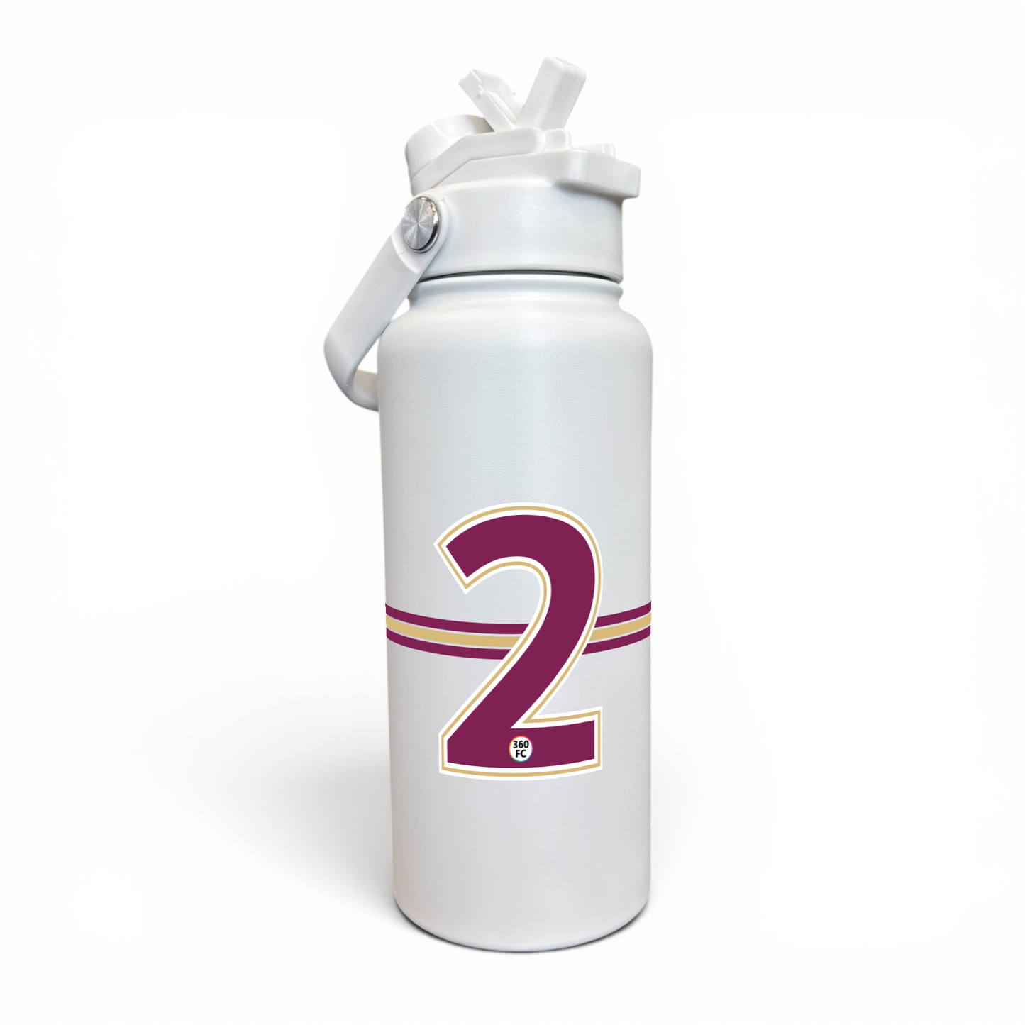 Manly Numbers Stainless Steel Bottle