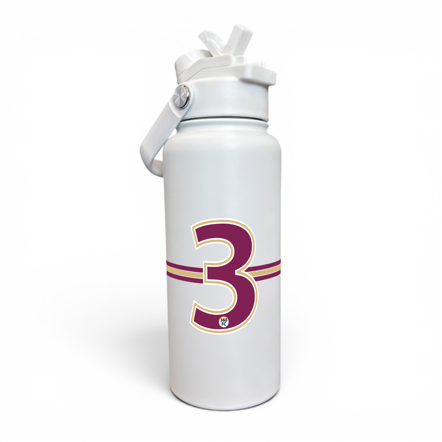 Manly Numbers Stainless Steel Bottle