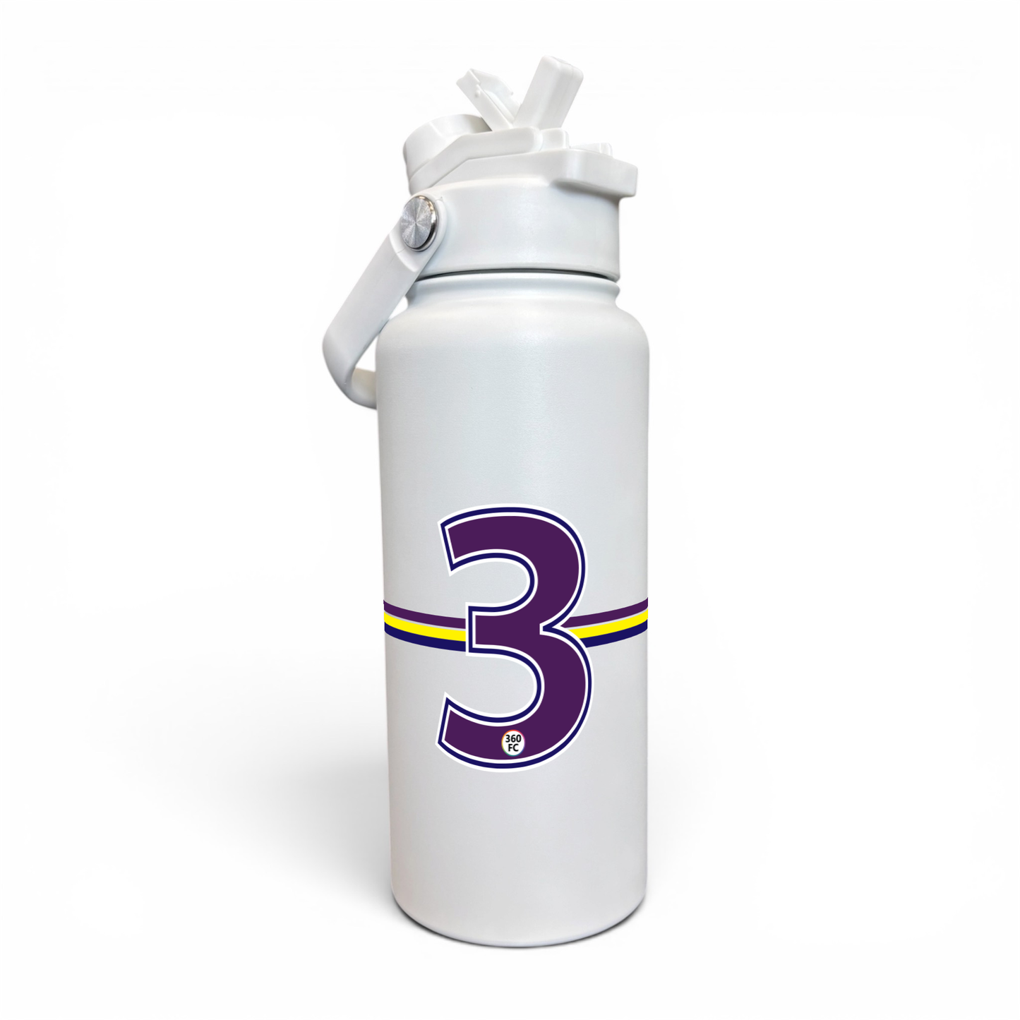 Melbourne Numbers Stainless Steel Bottle