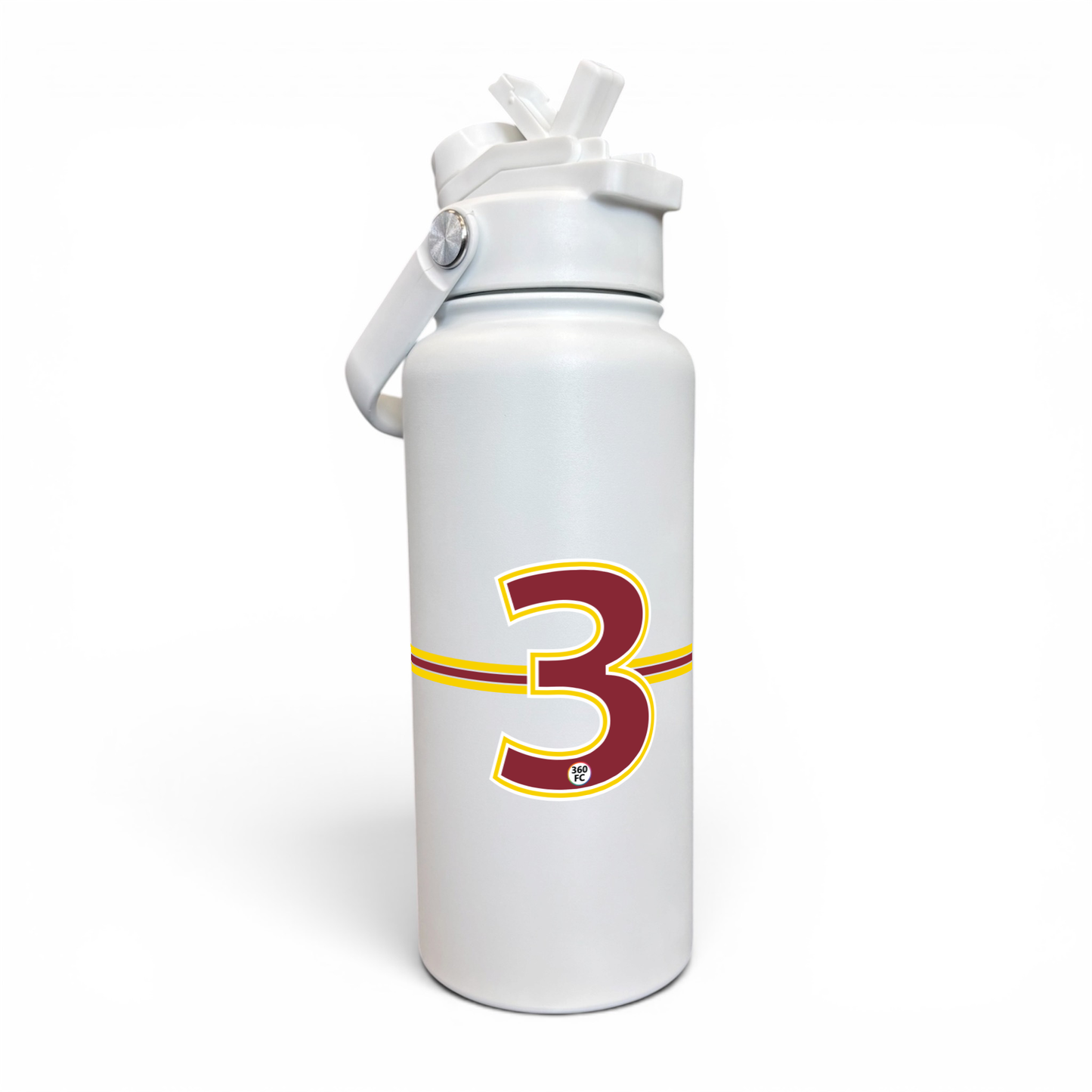 Brisbane Numbers Stainless Steel Bottle