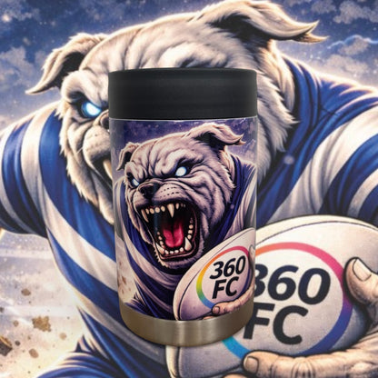 Bulldog - Full Colour Stainless Steel Can Cooler