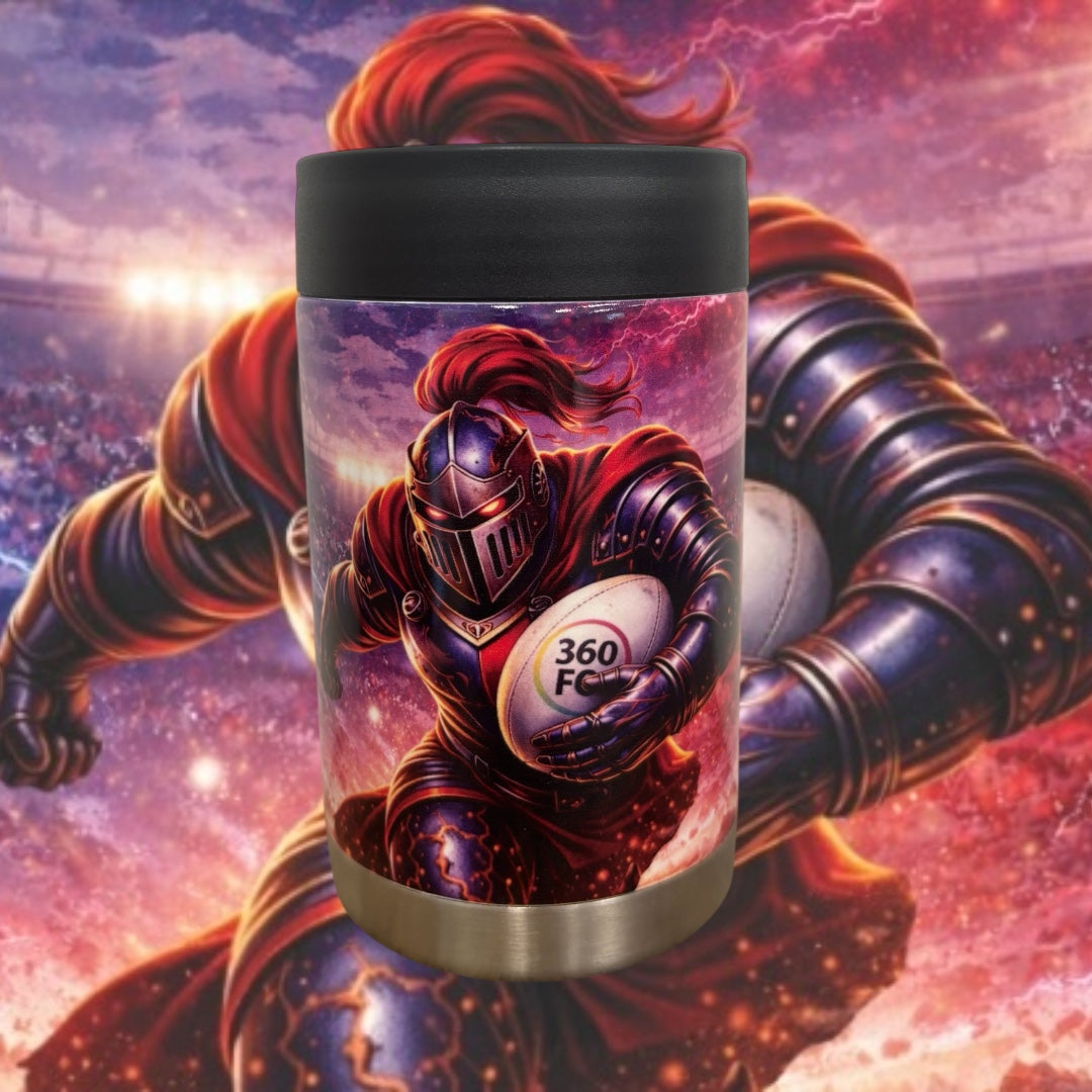 Knight - Full Colour Stainless Steel Can Cooler