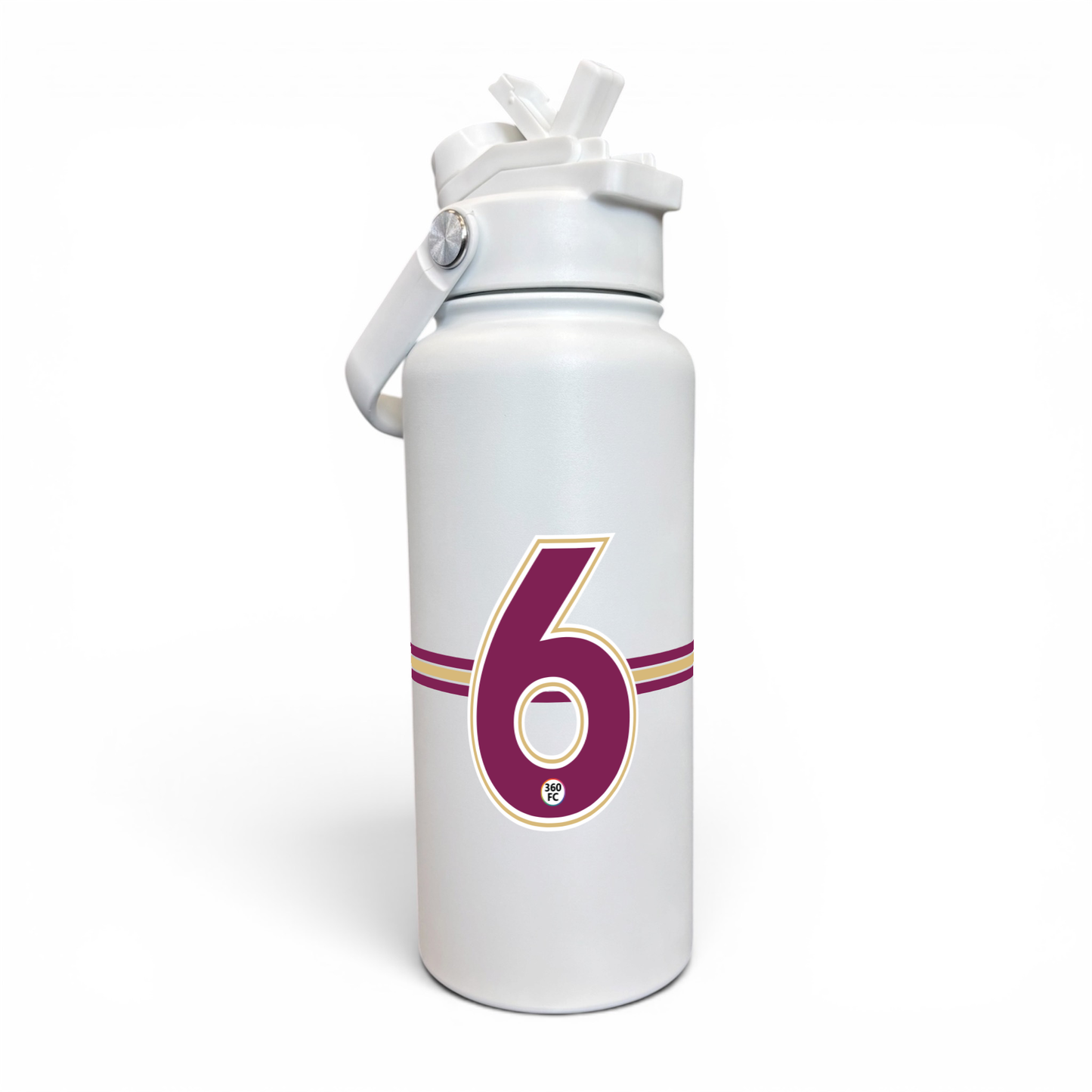 Manly Numbers Stainless Steel Bottle