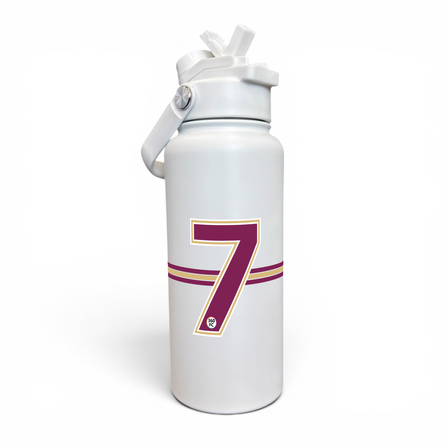 Manly Numbers Stainless Steel Bottle