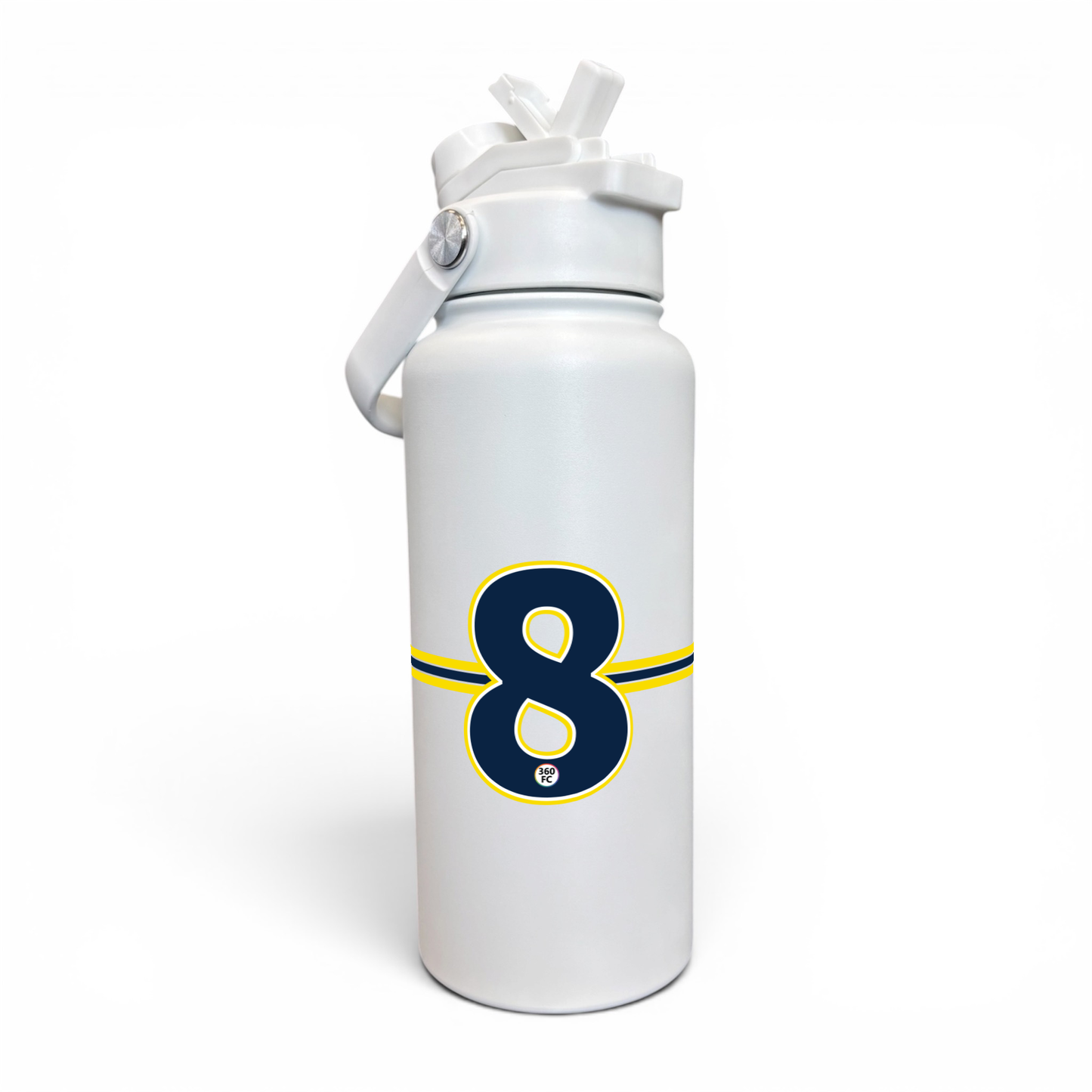 North Queensland Numbers Stainless Steel Bottle