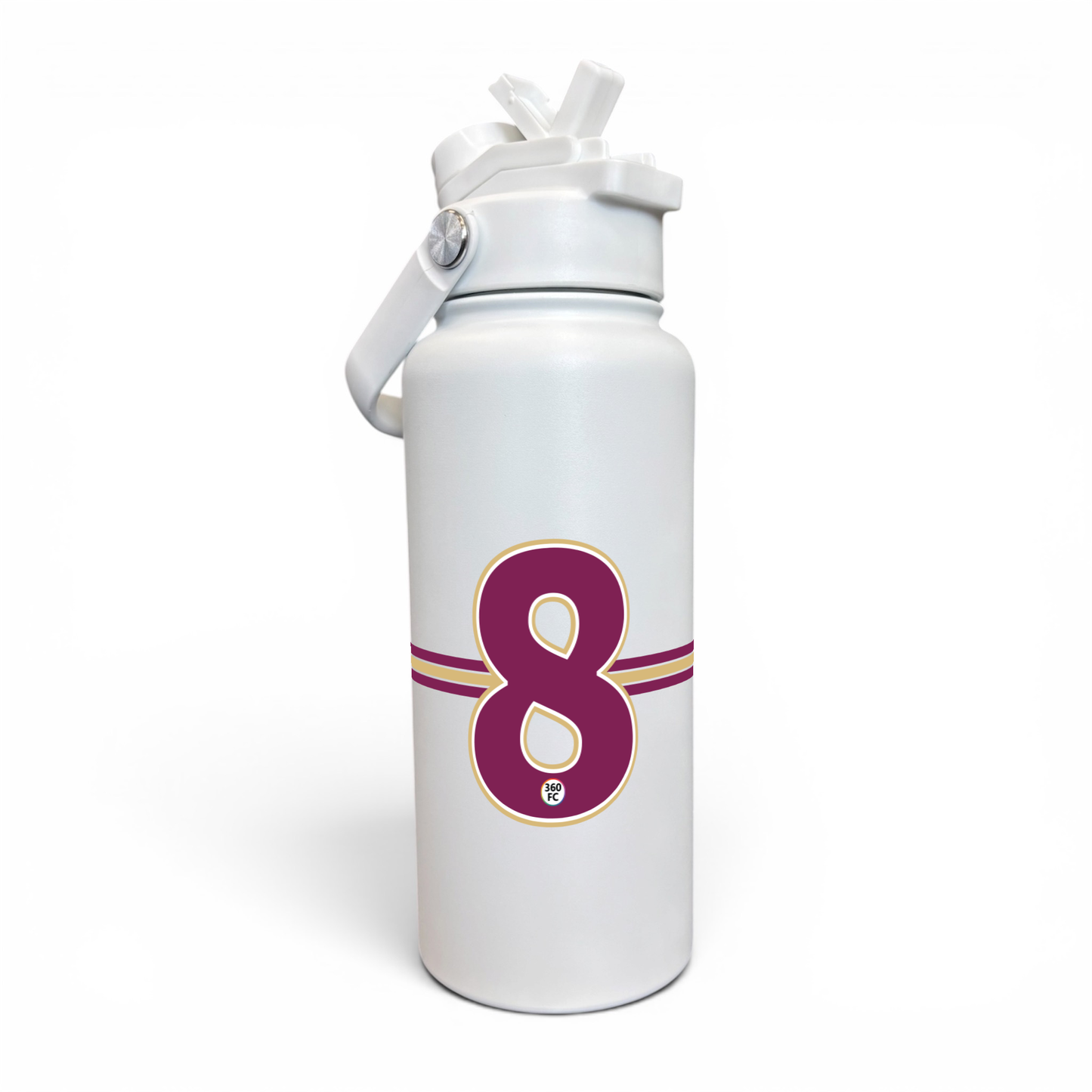Manly Numbers Stainless Steel Bottle