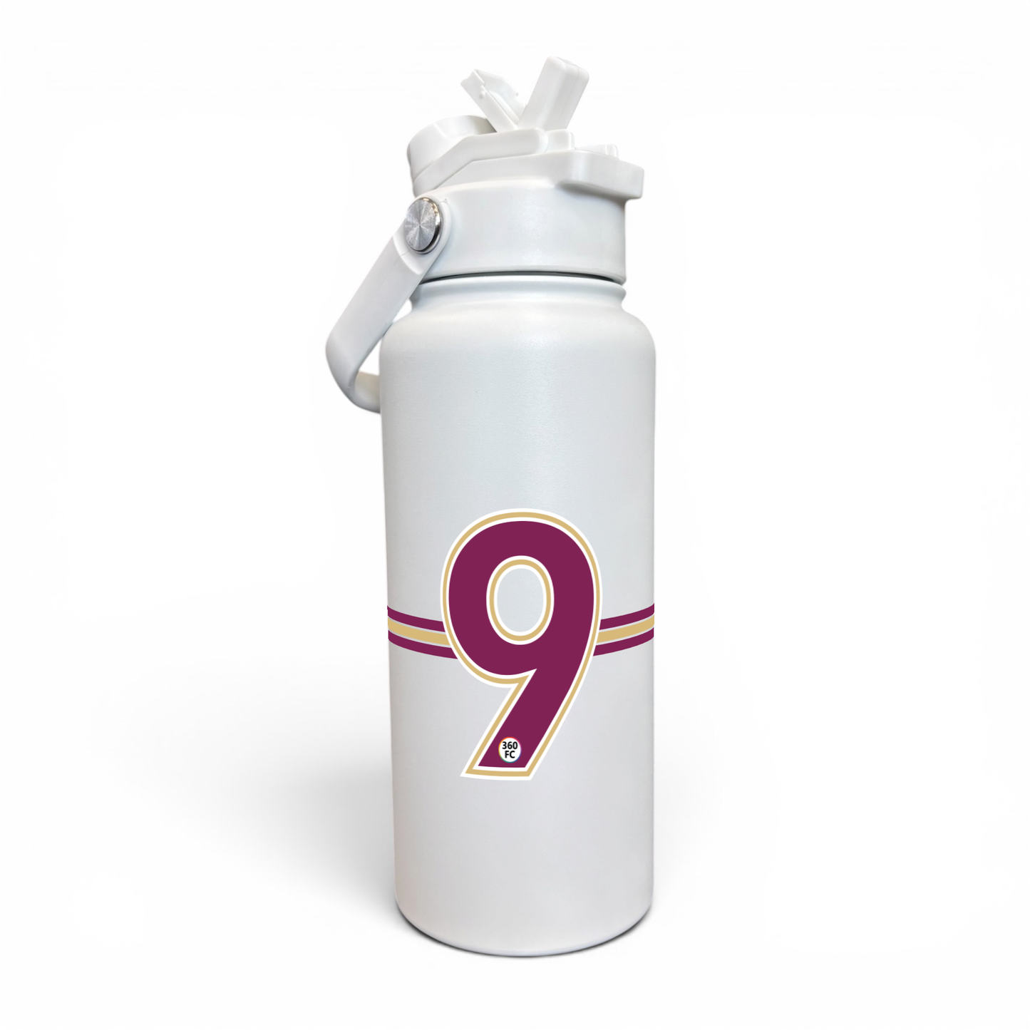 Manly Numbers Stainless Steel Bottle