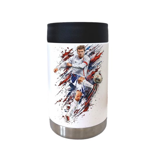 David Beckham - Full Colour Stainless Steel Can Cooler