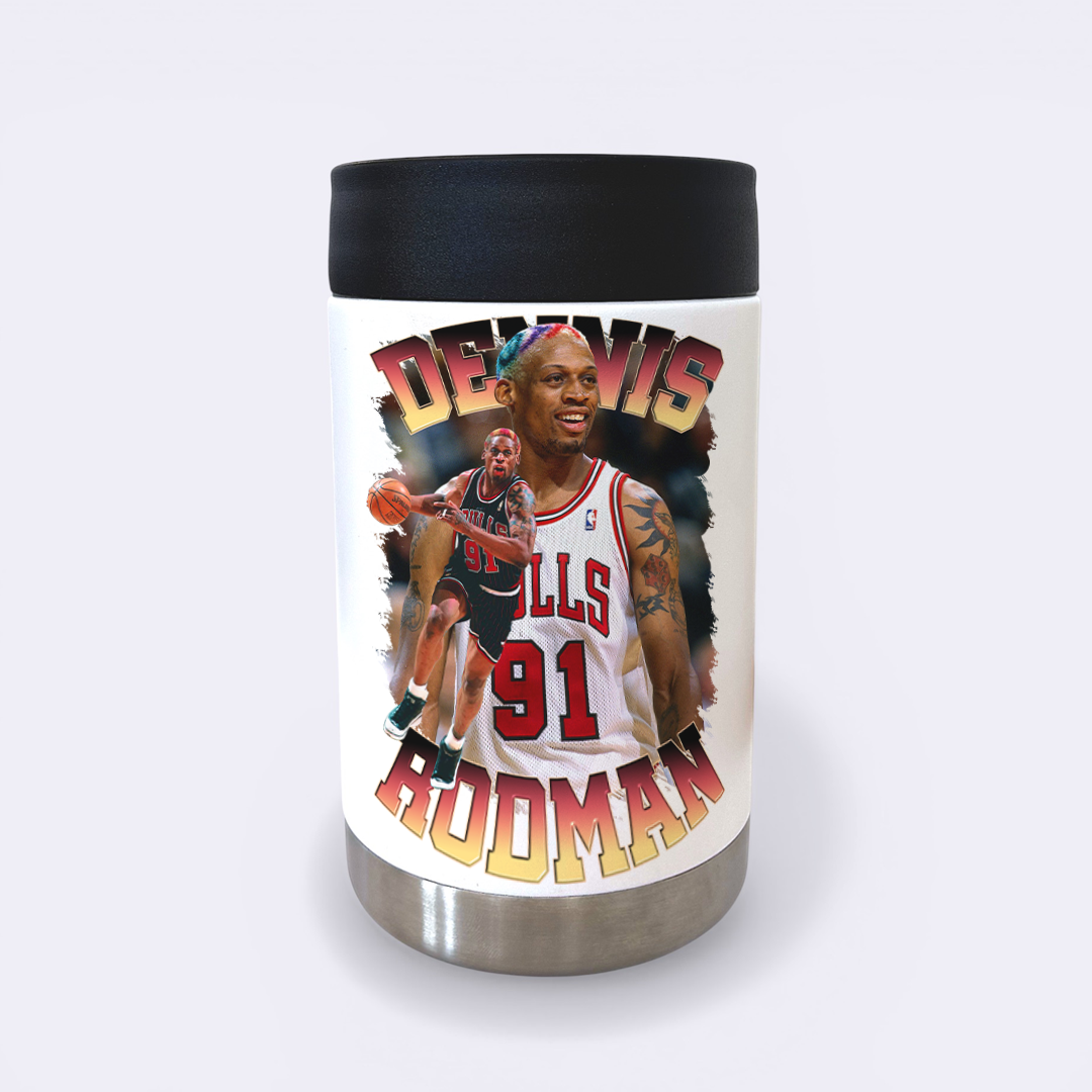 Dennis Rodman - Full Colour Stainless Steel Can Cooler