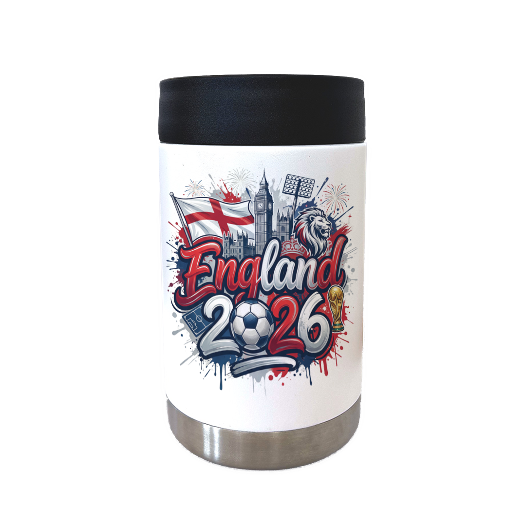 David Beckham - Full Colour Stainless Steel Can Cooler