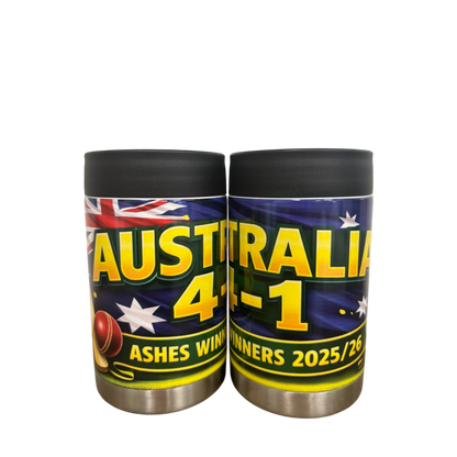 Cricket 6 Pack - Full Colour Stainless Steel Can Cooler