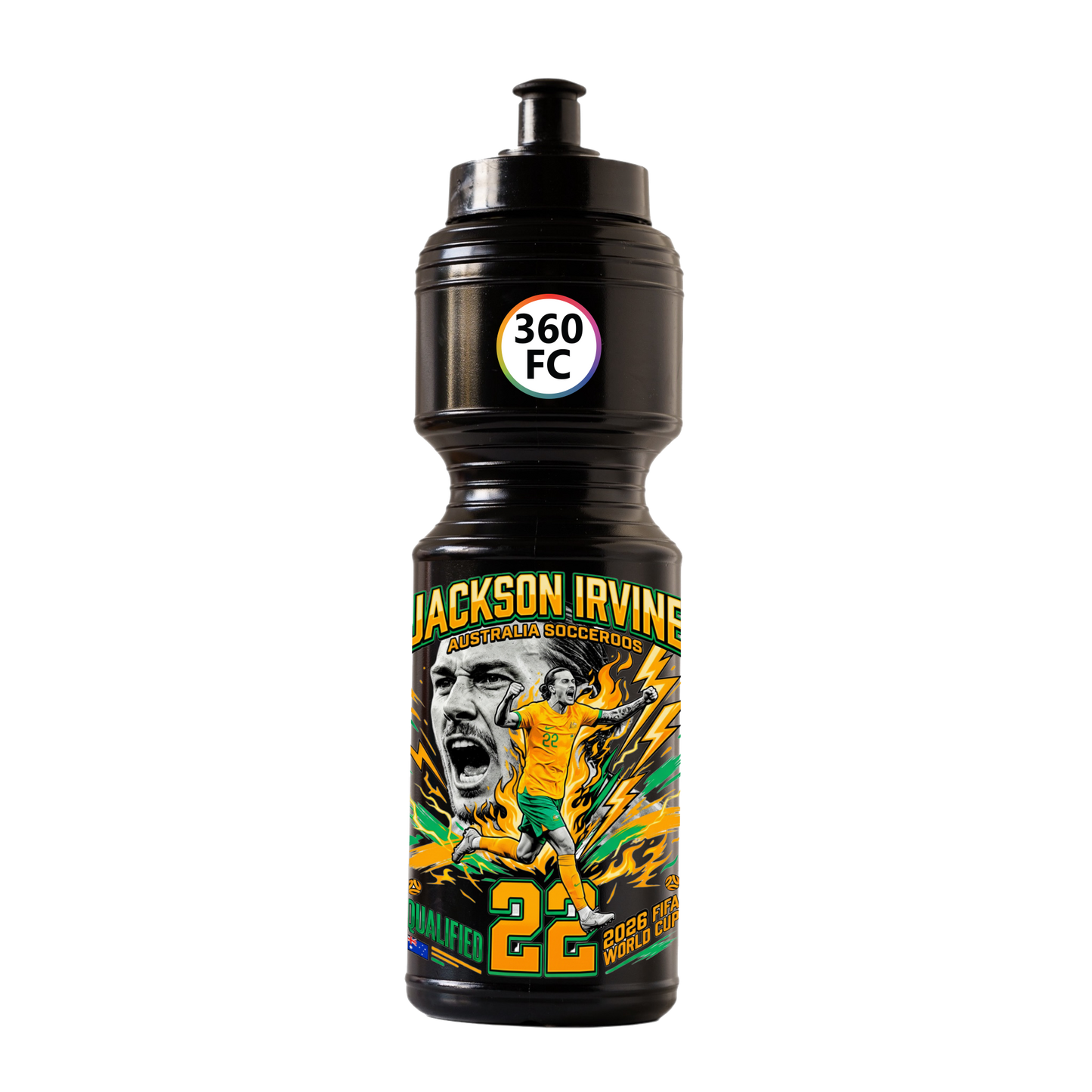 Jackson Irvine Australia - IM800 Sports Bottle
