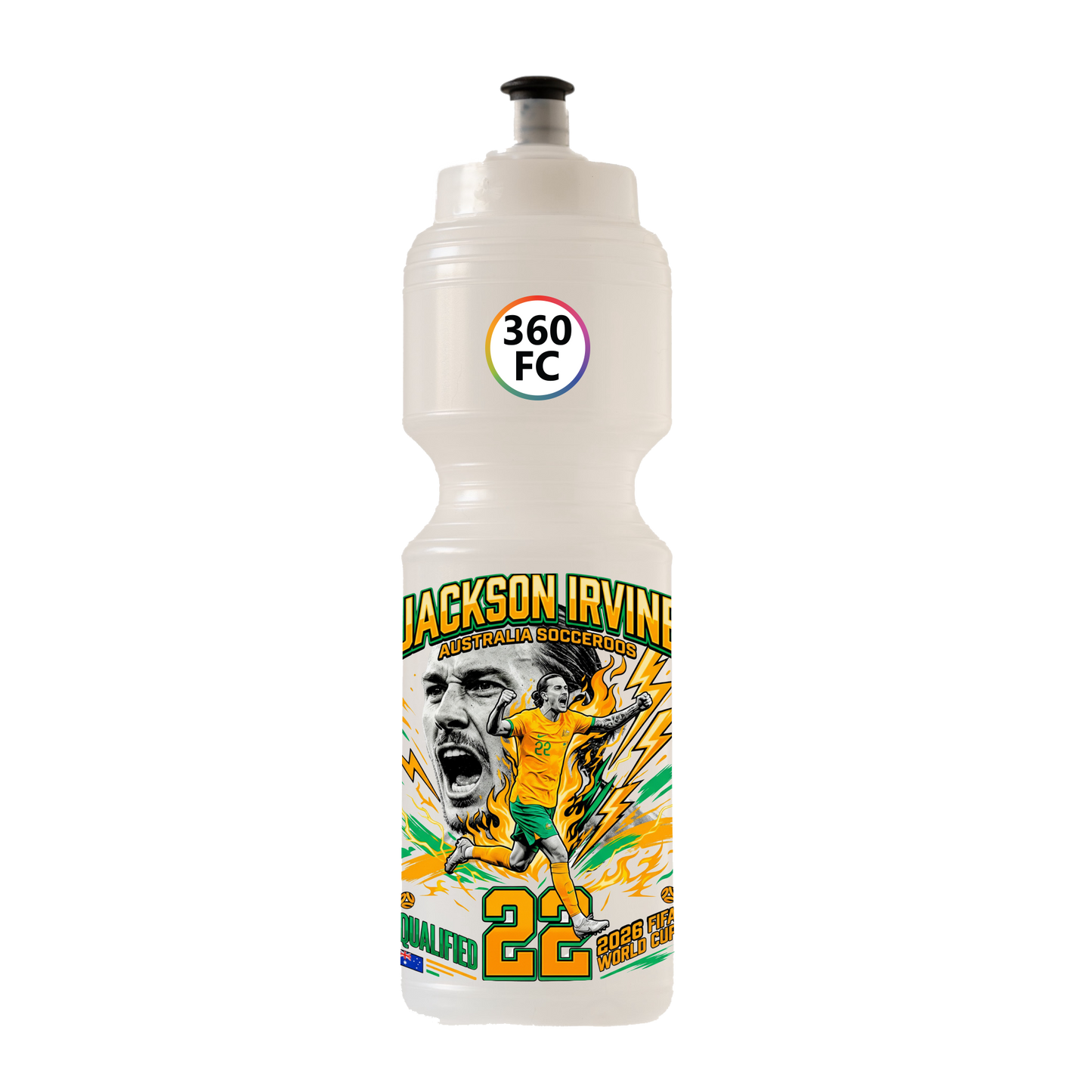 Jackson Irvine Australia - IM800 Sports Bottle