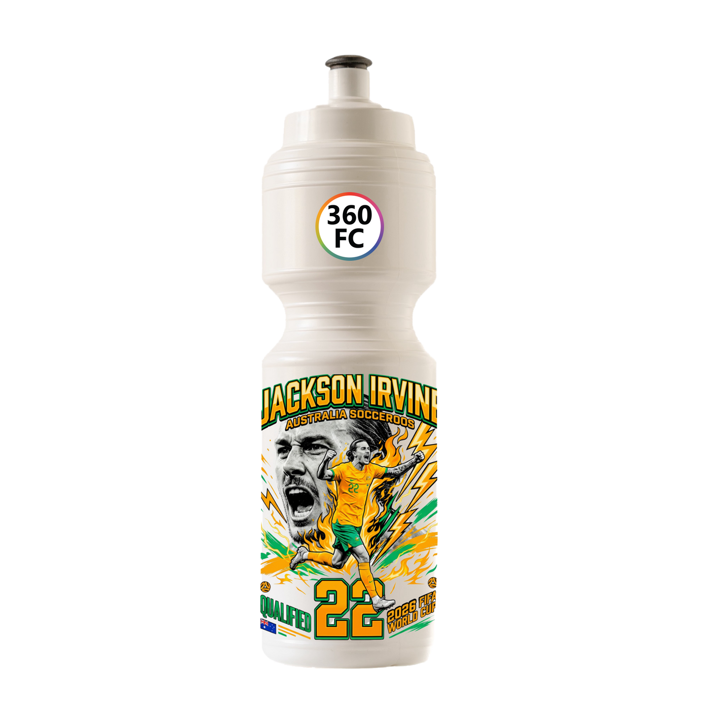 Jackson Irvine Australia - IM800 Sports Bottle