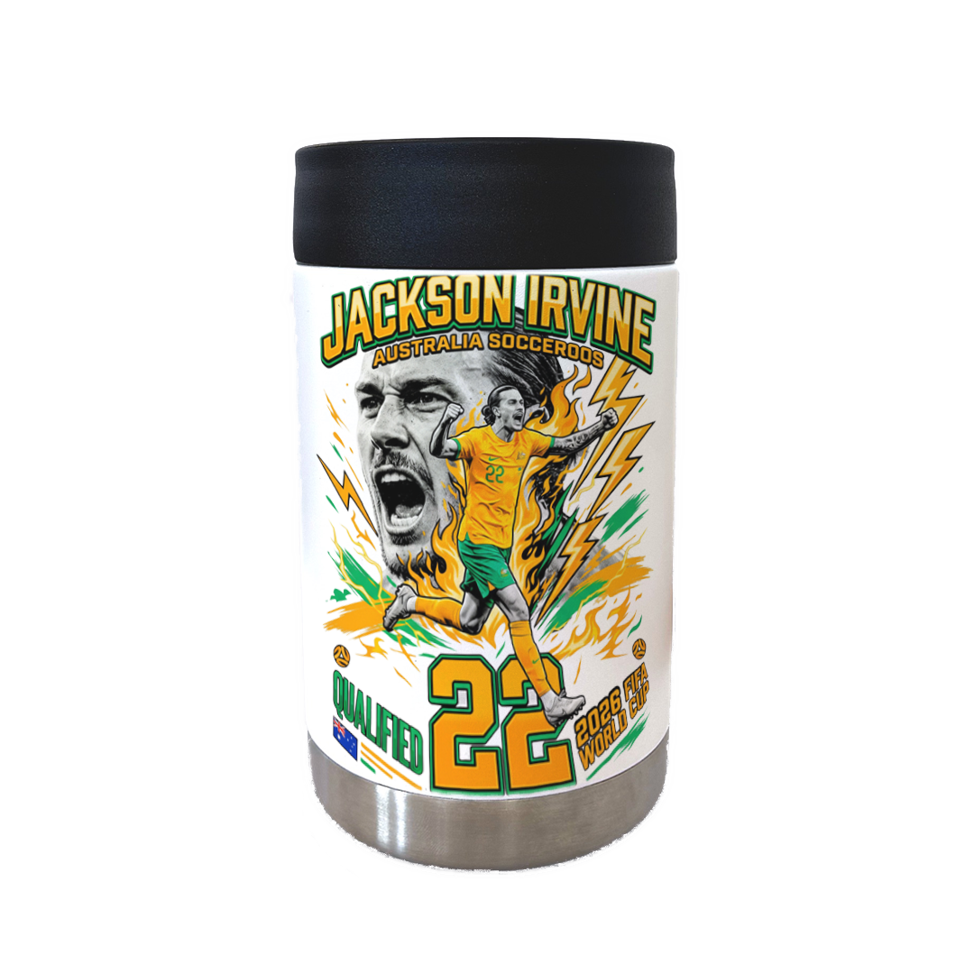 Jackson Irvine Australia Stubby Cooler