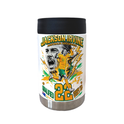 Jackson Irvine Australia Stubby Cooler