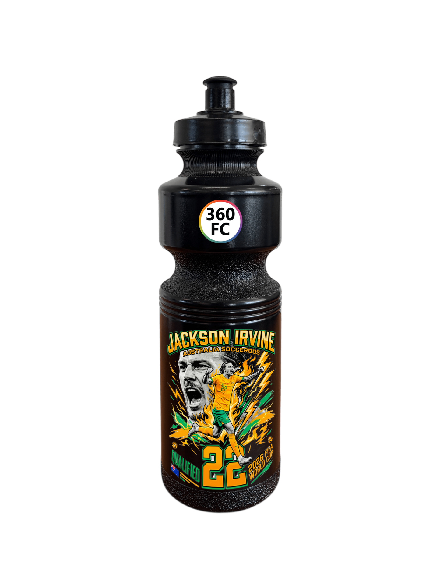 Jackson Irvine Australia - Triathlon Sports Bottle