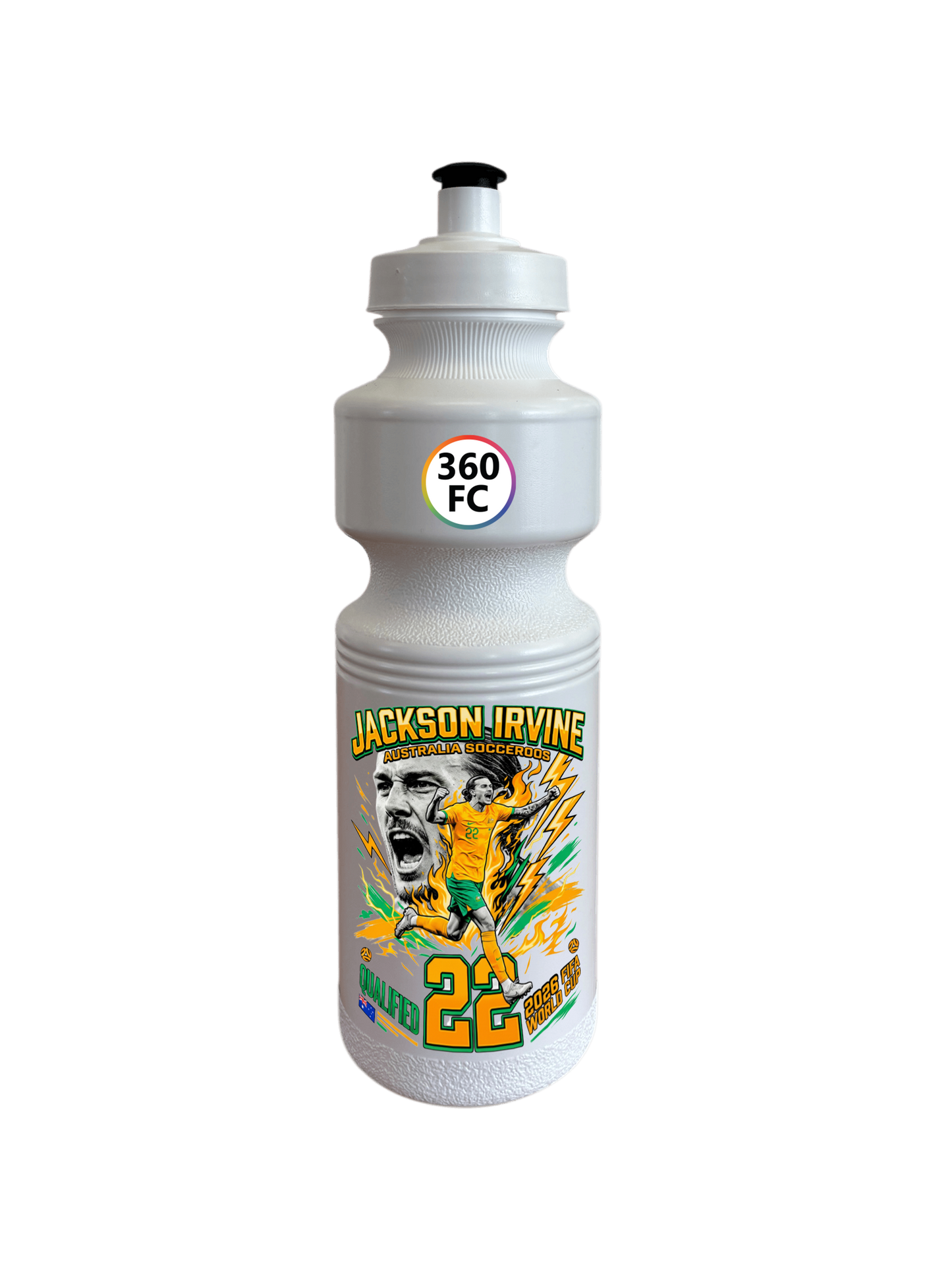 Jackson Irvine Australia - Triathlon Sports Bottle
