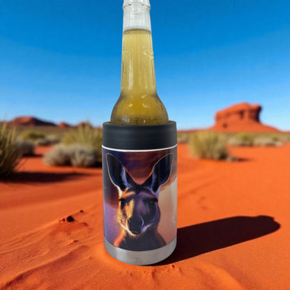 Premium Stainless Steel Can Cooler - Kangaroo Lightning