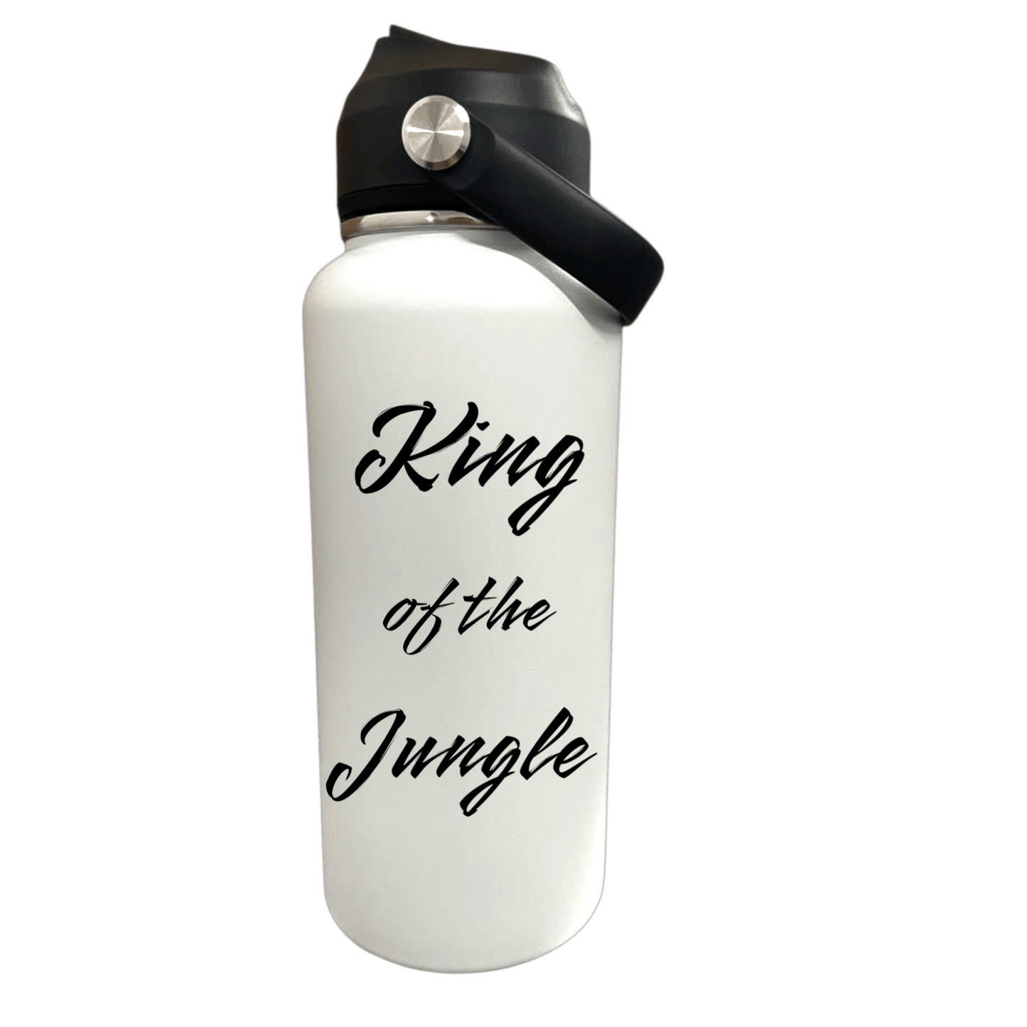 Premium 1 Litre Stainless Sipper Bottle - Lion
