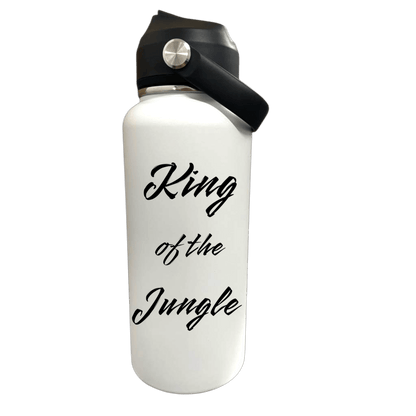 Premium 1 Litre Stainless Sipper Bottle - Lion