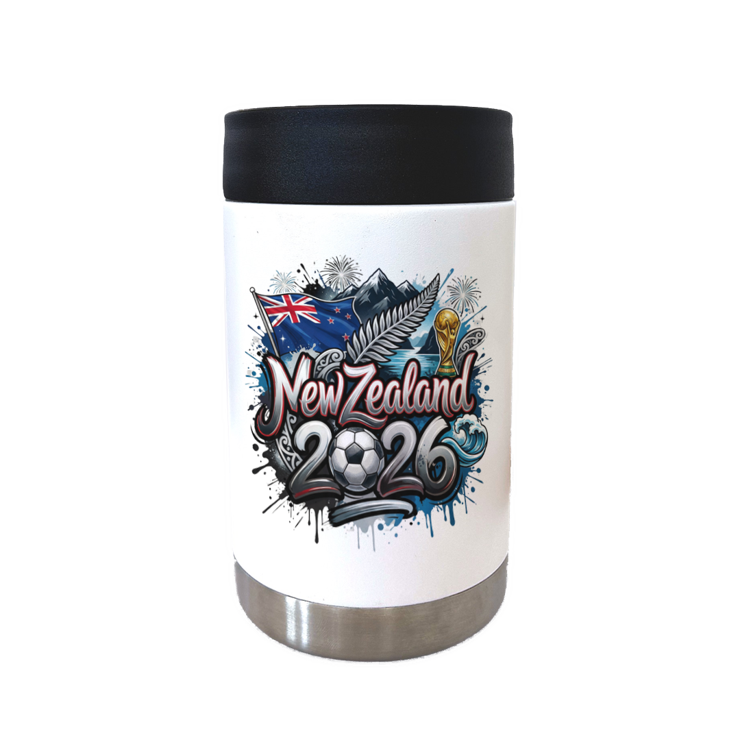 New Zealand 2026 World Cup Stubby Cooler