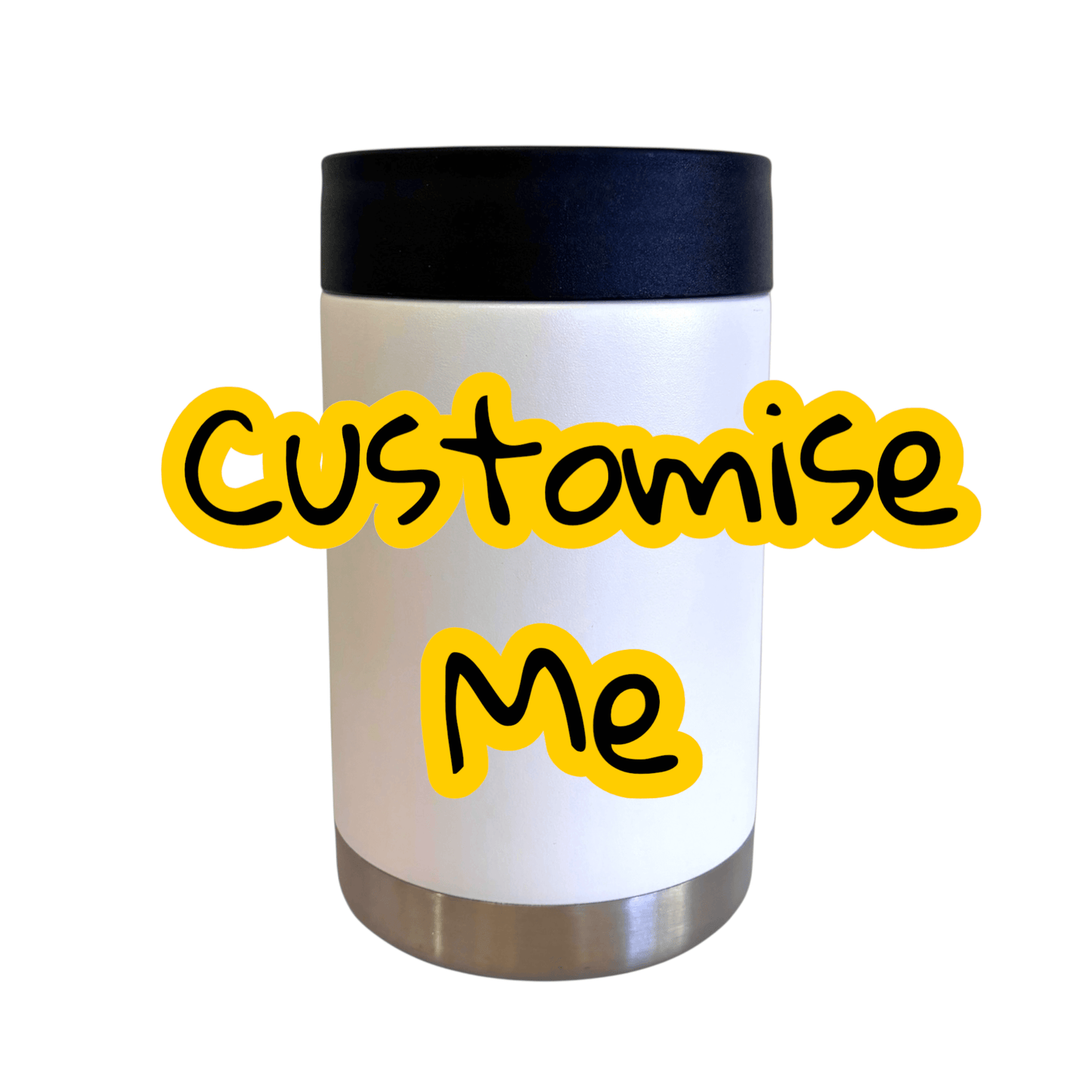 Premium Personalised Stainless Steel Can Cooler - Keep Your Drinks Ice Cold