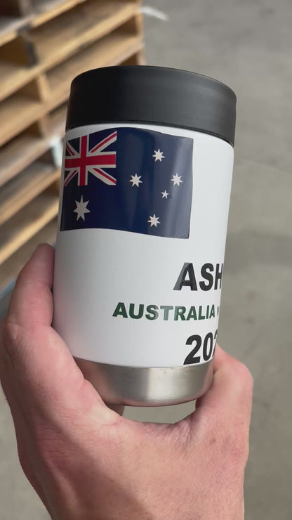Ashes 2025 - Full Colour Stainless Steel Can Cooler