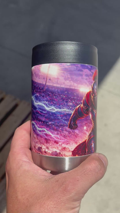 Knight - Full Colour Stainless Steel Can Cooler